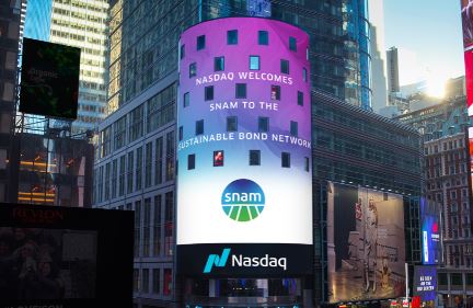 Snam entra nel Nasdaq Sustainable Bond Network