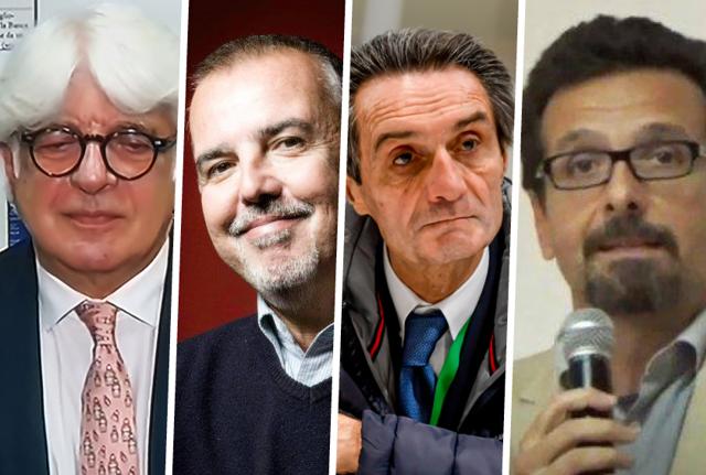 Da sinistra Angelo Perrino (direttore ai affaritaliani.it), Luca Levati (direttore di Radio Lombardia), Attilio Fontana (presidente della Lombardia) e Lorenzo Zacchetti (conduttore della trasmissione) Da sinistra Angelo Perrino (direttore ai affaritaliani.it), Luca Levati (direttore di Radio Lombardia), Attilio Fontana (presidente della Lombardia) e Lorenzo Zacchetti (conduttore della trasmissione)