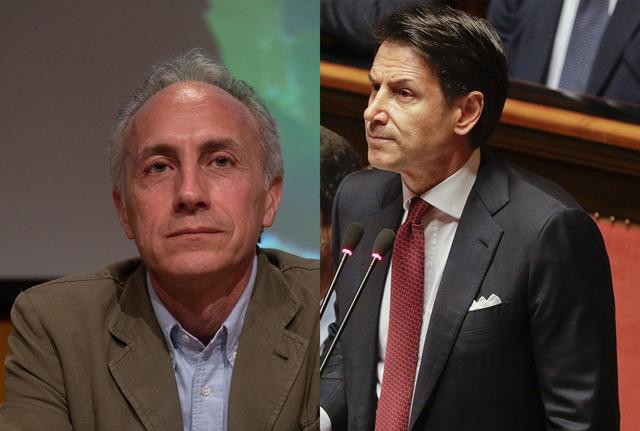 Travaglio Conte Lapresse Travaglio Conte Lapresse