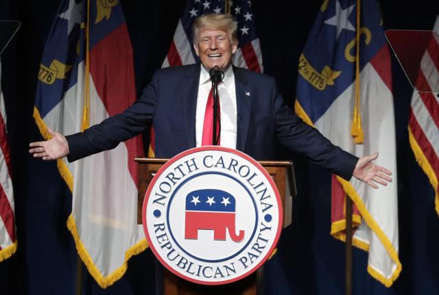 Donald Trump nel suo travolgente discorso alla Convention repubblicana 