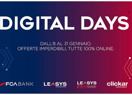 FCA Bank e Leasys lanciano i “Digital days”