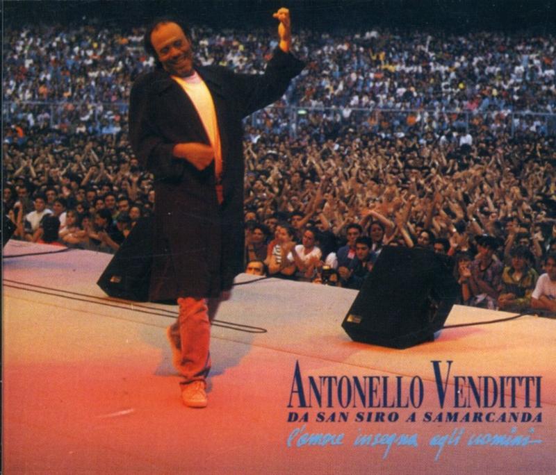 ANTONELLO VENDITTI – Seppur legatissimo alla sua Roma, è a Milano che il cantautore registra il disco dal vivo del 1992. Il titolo “Da San Siro a Samarcanda” fa riferimento alla trasmissione di Michele Santoro, con la quale c'era stato un collegamento dal palco dello show ANTONELLO VENDITTI – Seppur legatissimo alla sua Roma, è a Milano che il cantautore registra il disco dal vivo del 1992. Il titolo “Da San Siro a Samarcanda” fa riferimento alla trasmissione di Michele Santoro, con la quale c'era stato un collegamento dal palco dello show
