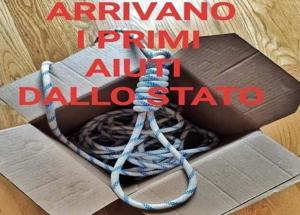 Un bel cappio per il collo Ecco i primi aiuti dello stato