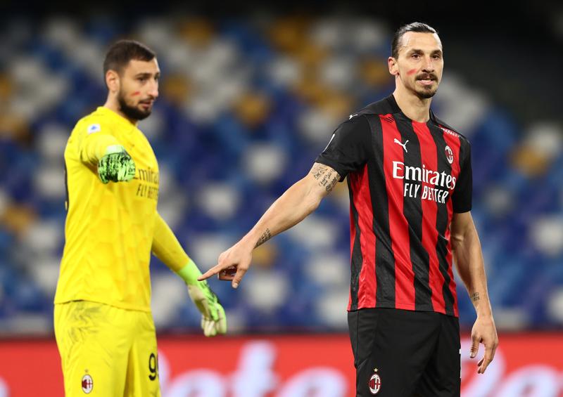 zlatan ibrahimovic gigio donnarumma milan