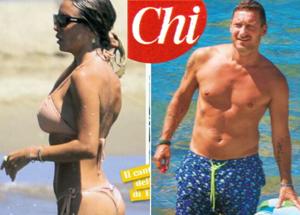 Totti e Noemi bollenti al mare Vacanze romane per la neo coppia
