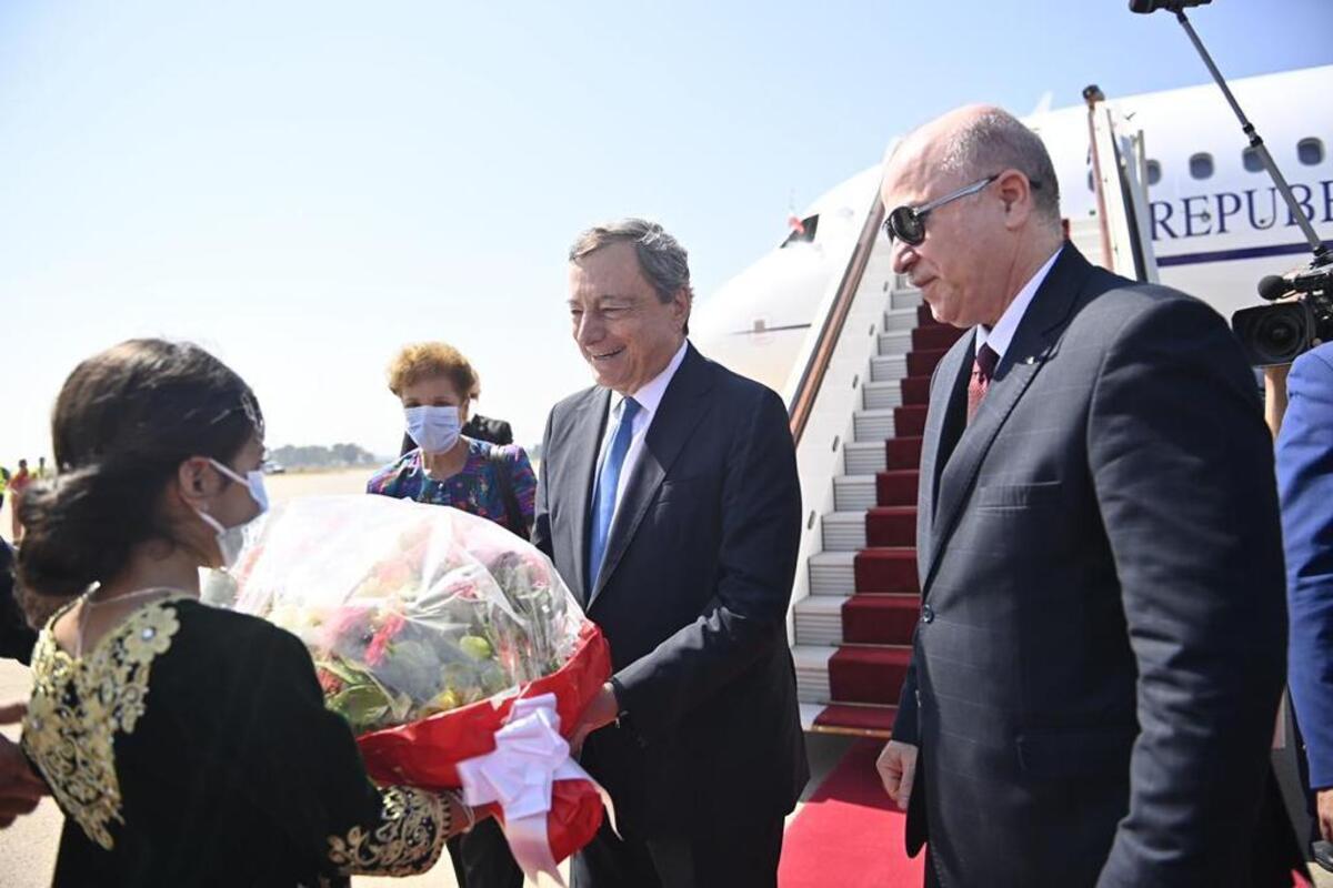 Il Presidente Draghi in Algeria Il Presidente Draghi in Algeria