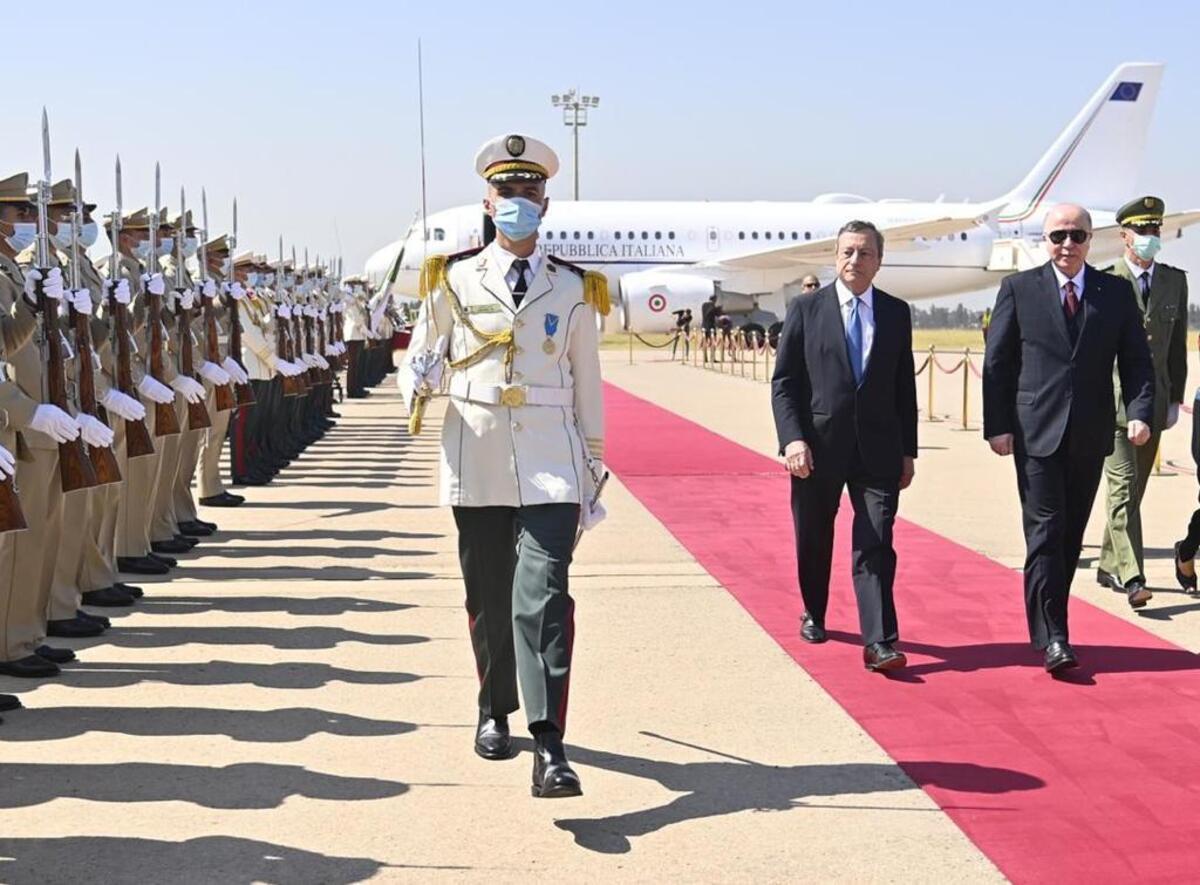 Il Presidente Draghi in Algeria Il Presidente Draghi in Algeria