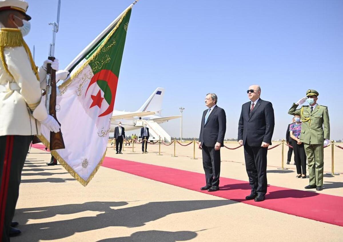 Il Presidente Draghi in Algeria Il Presidente Draghi in Algeria