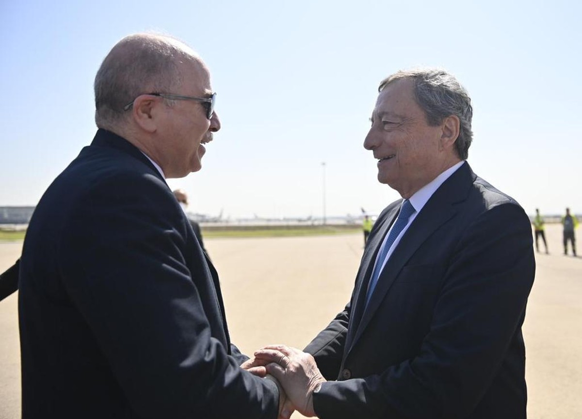 Il Presidente Draghi in Algeria Il Presidente Draghi in Algeria