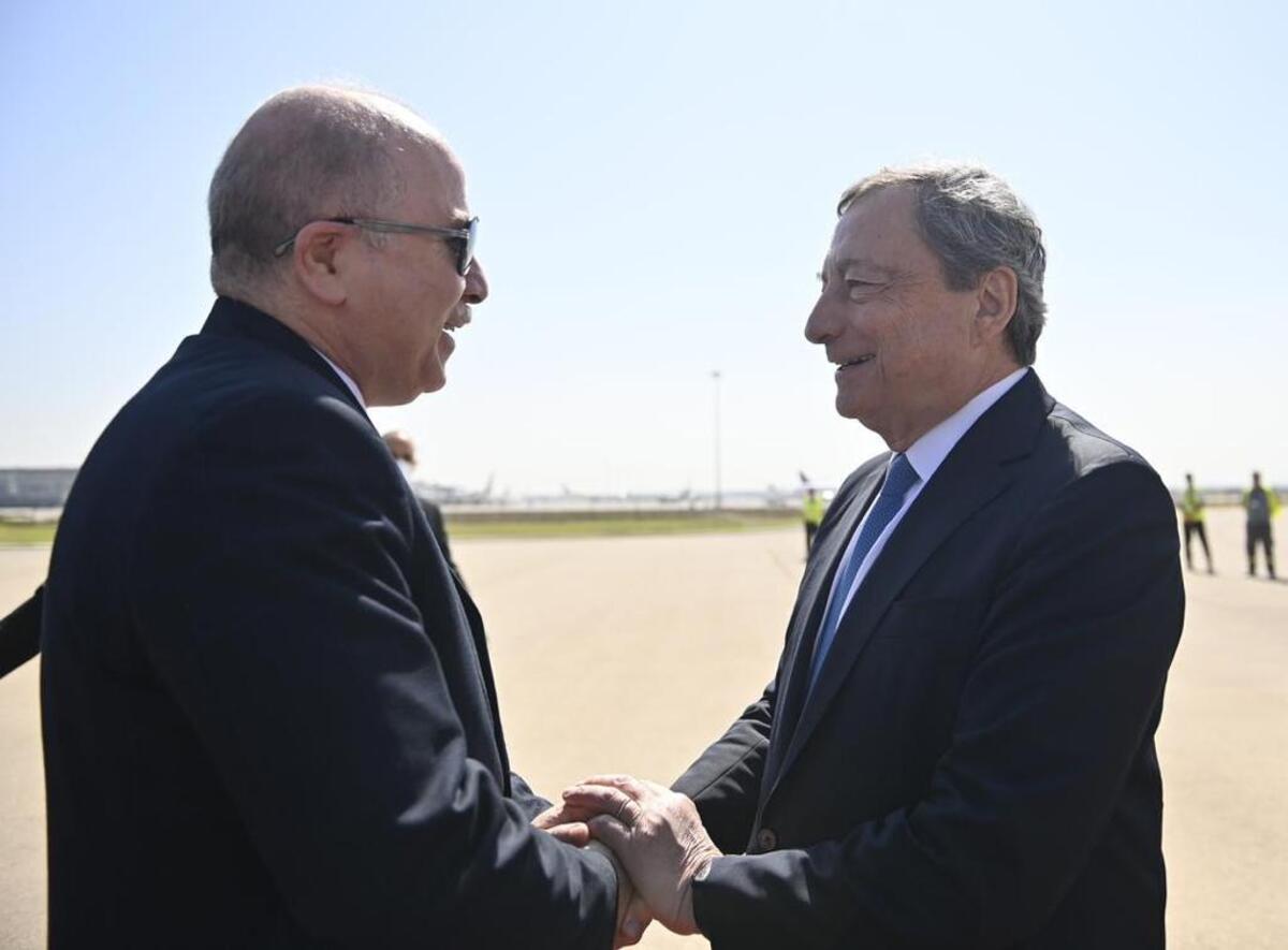 Il Presidente Draghi in Algeria Il Presidente Draghi in Algeria