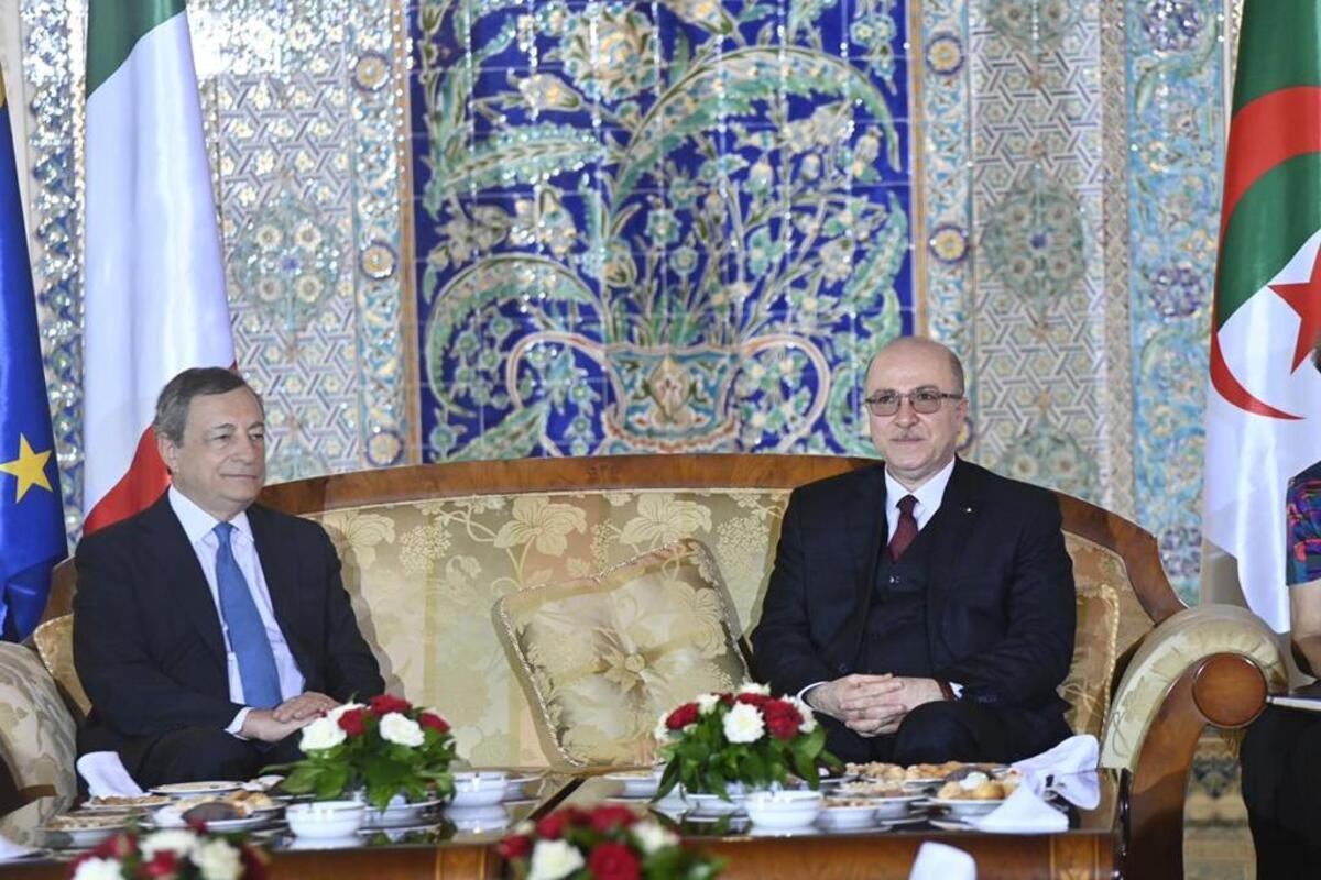 Il Presidente Draghi in Algeria Il Presidente Draghi in Algeria
