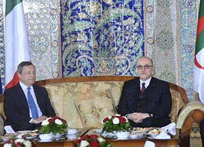 Il Presidente Draghi in Algeria