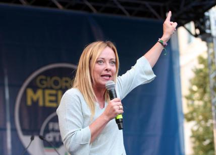 Giorgia Meloni da Milano: "No a governo di larghe intese"