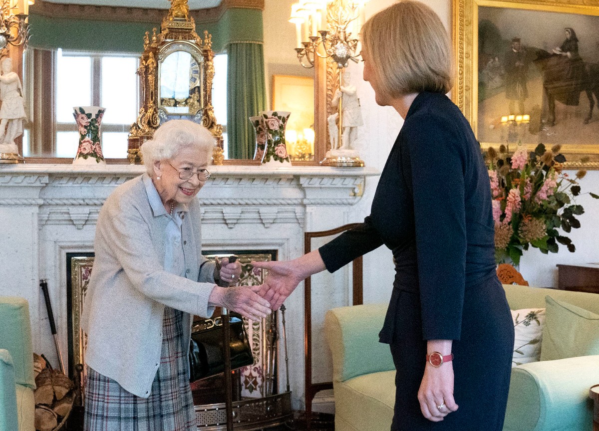 Regina Elisabetta e Liz Truss Regina Elisabetta e Liz Truss