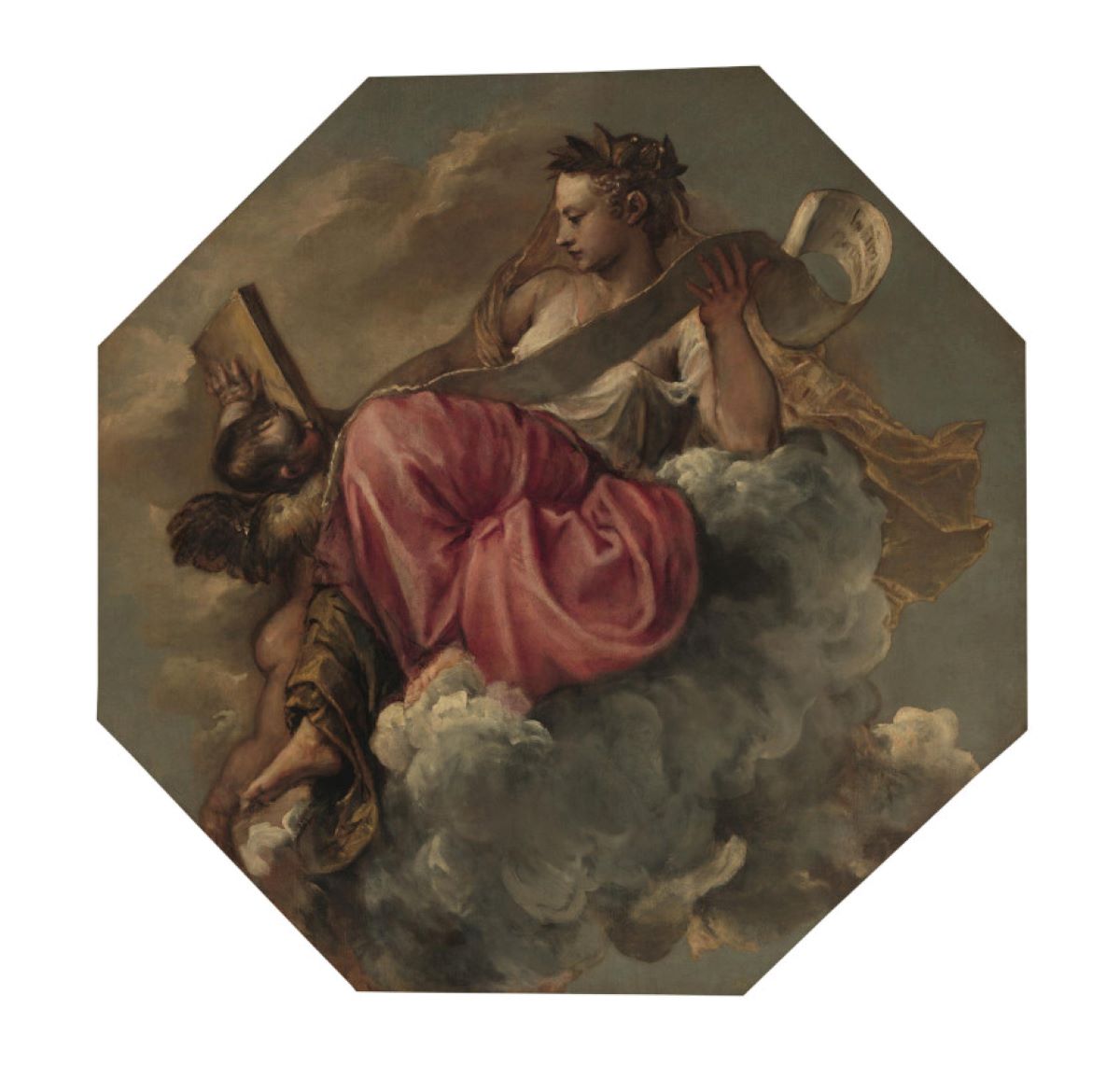 TIZIANO Figura allegorica (Historia ) (1560 ca) TIZIANO Figura allegorica (Historia ) (1560 ca)