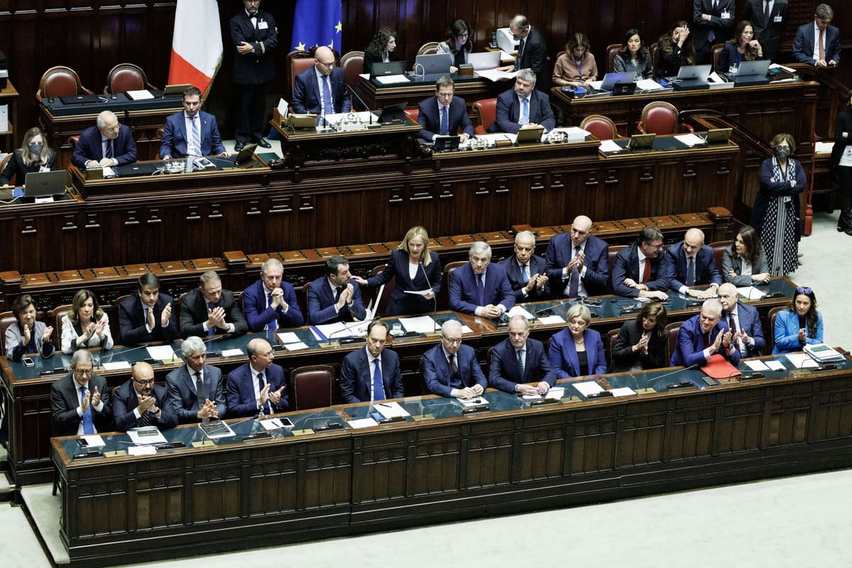 Camera dei Deputati, dichiarazioni del presidente del Consiglio Meloni e voto di fiducia al governo