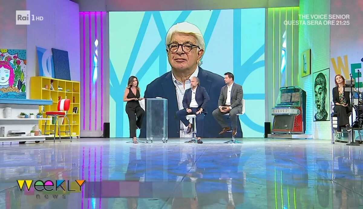 L'intervento del direttore di affaritaliani.it Angelo Maria Perrino a Weekly, il magazine del mattino di Rai 1 L'intervento del direttore di affaritaliani.it Angelo Maria Perrino a Weekly, il magazine del mattino di Rai 1