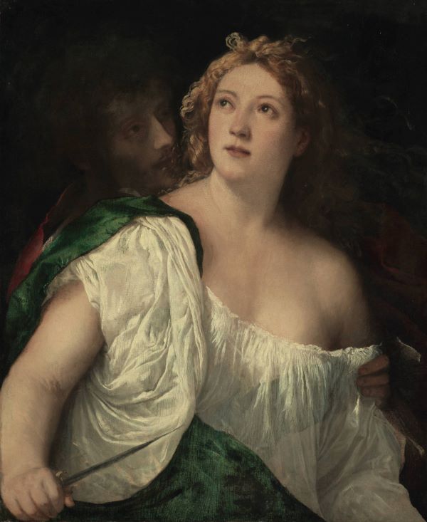 6 TIZIANO Lucrezia e suo marito (1515 ca)