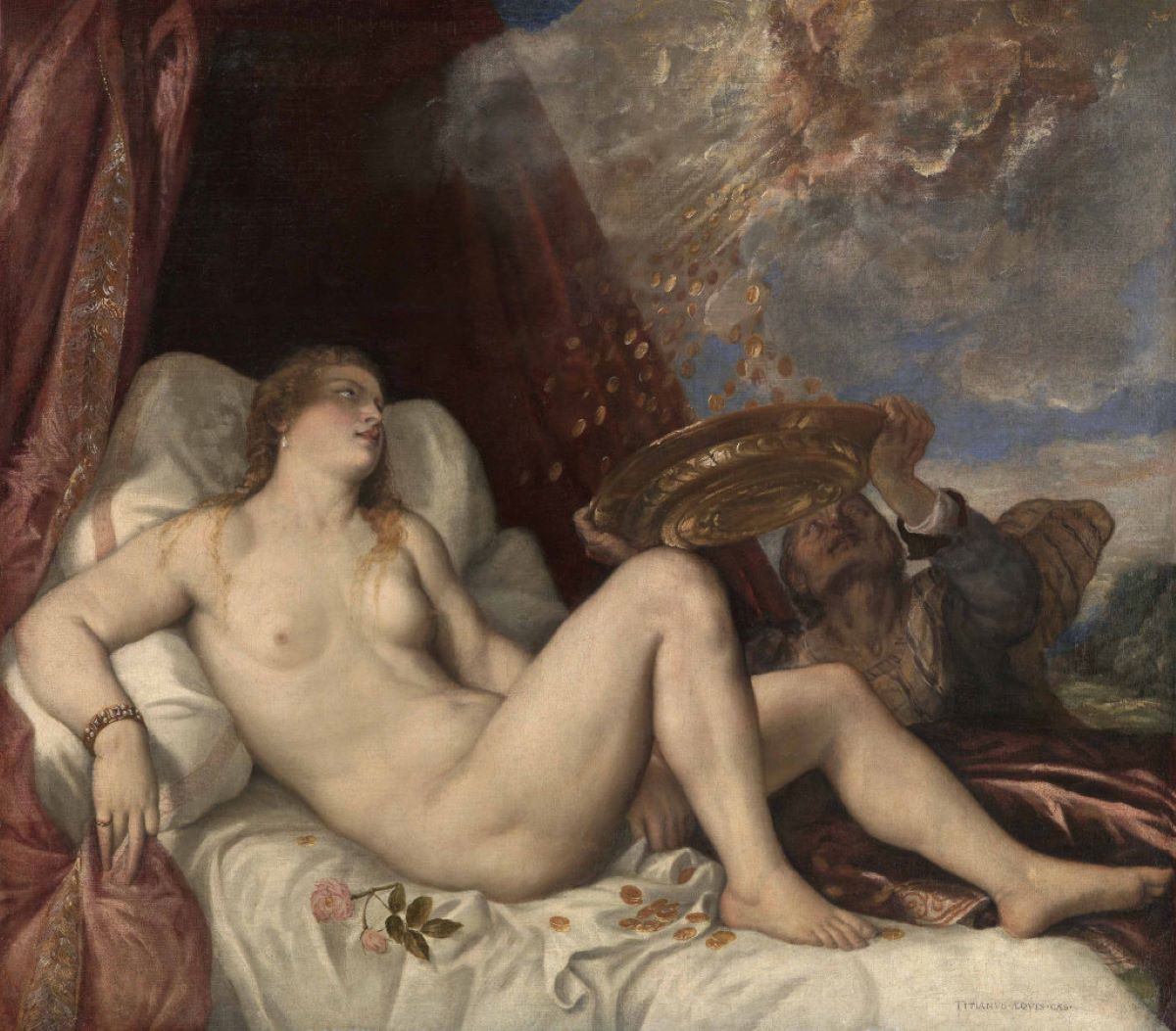 TIZIANO e bottega Danae (post 1554) TIZIANO e bottega Danae (post 1554)