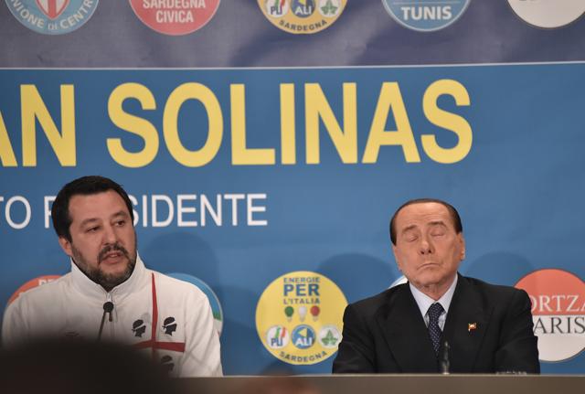Matteo Salvini Silvio Berlusconi Matteo Salvini Silvio Berlusconi