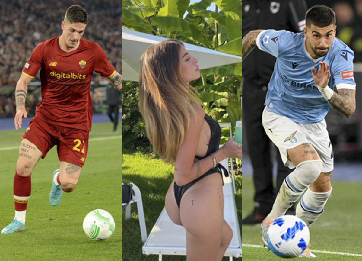 Niccolò Zaniolo, Chiara Nasti e Mattia Zaccagni