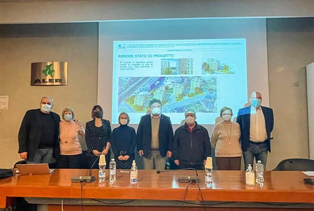 Milano, presentazione della riqualificazione delle case Aler di via Russoli Milano, presentazione della riqualificazione delle case Aler di via Russoli