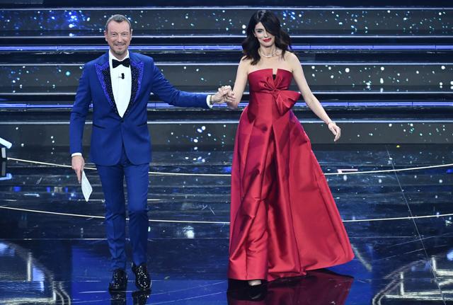 Amadeus e Anna Valle (Lapresse) Amadeus e Anna Valle (Lapresse)