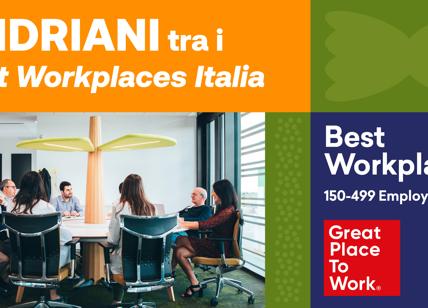 Andriani SpA Società Benefit riconfermata Best Workplace™ unica nel Sud Italia