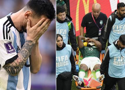 Qatar 2022, Argentina e Messi lacrime Mondiali. Al-Shahrani infortunio choc