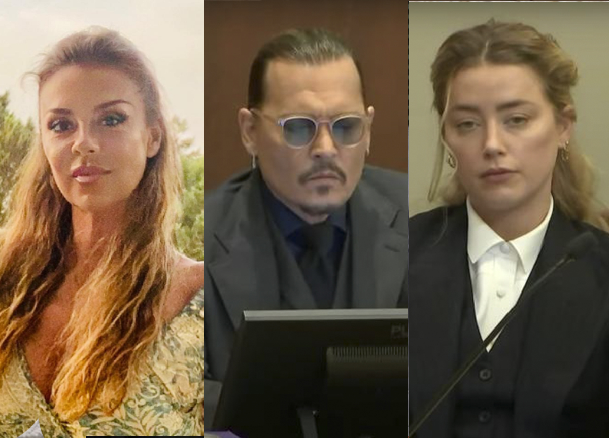 Barbara Benedettelli, Johnny Depp e Amber Heard Barbara Benedettelli, Johnny Depp e Amber Heard