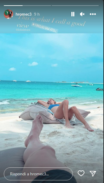 Belinda Bencic (Instagram di Martin Hromkovič - hromec3) Belinda Bencic (Instagram di Martin Hromkovič - hromec3)