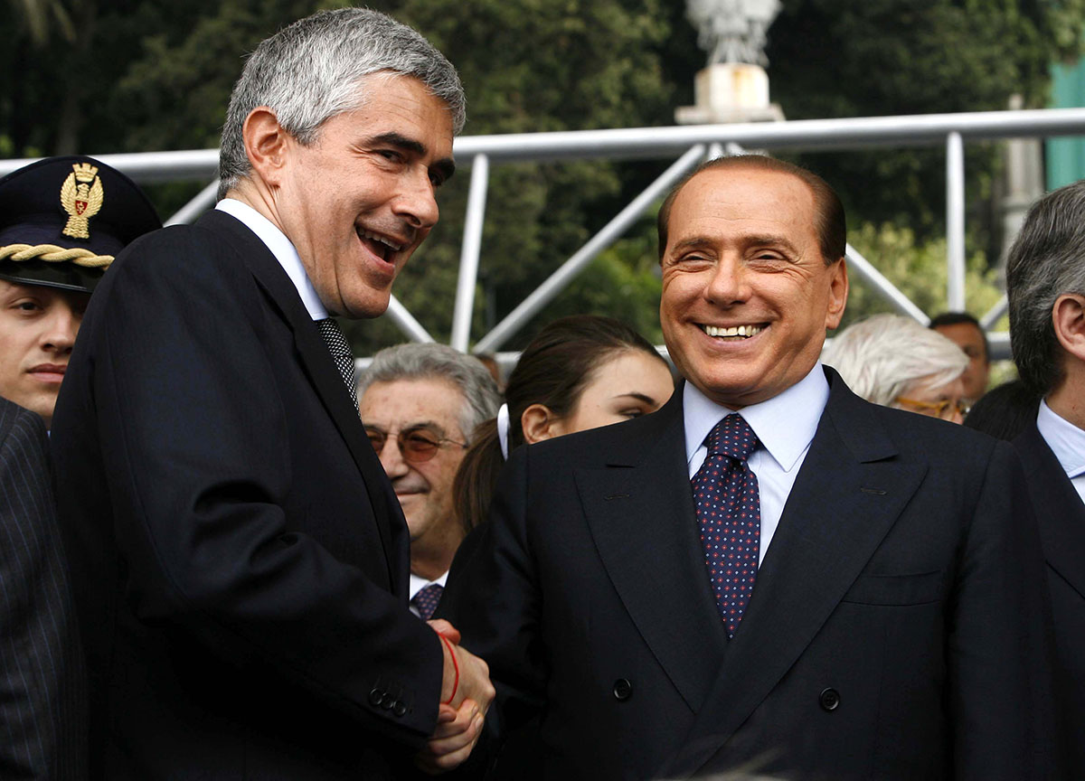 Pier Ferdinando Casini Silvio Berlusconi Pier Ferdinando Casini Silvio Berlusconi