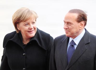 Berlusconi Merkel