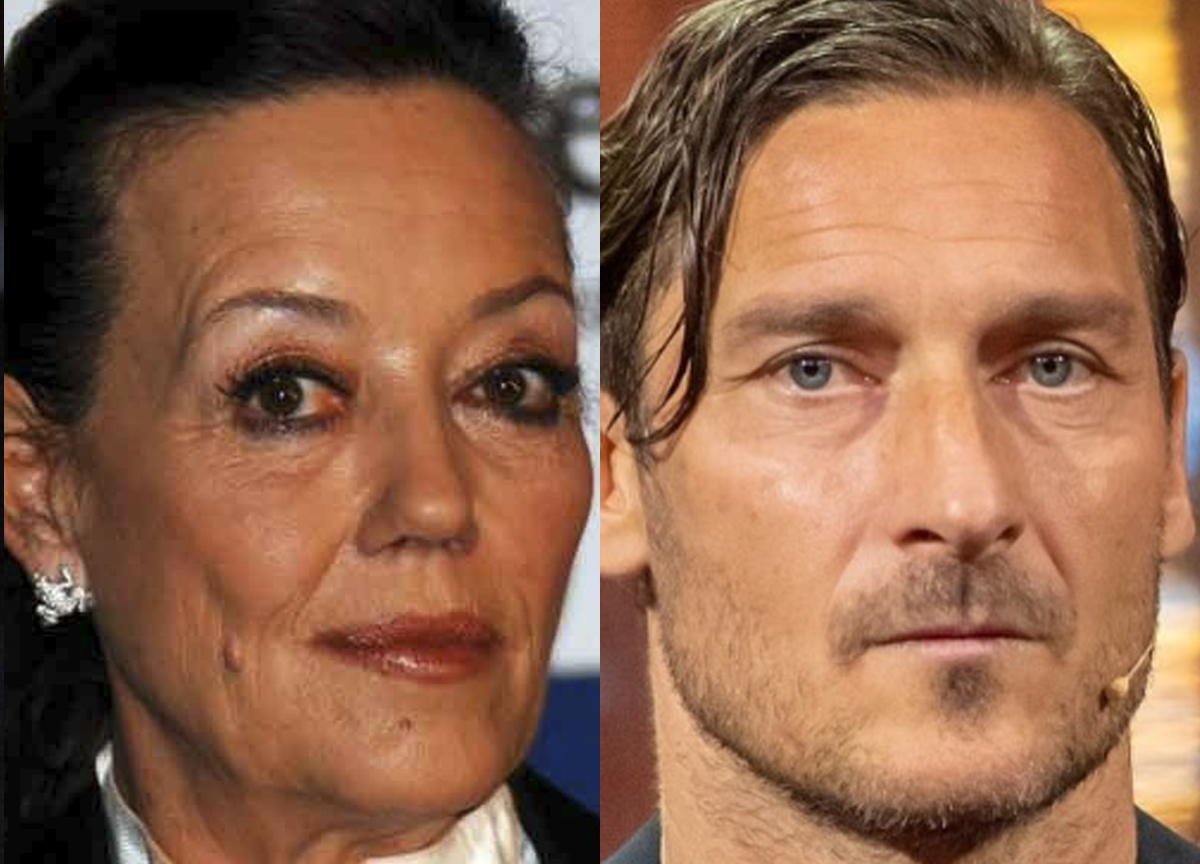 Francesco Totti e Annamaria Bernardini de Pace Francesco Totti e Annamaria Bernardini de Pace