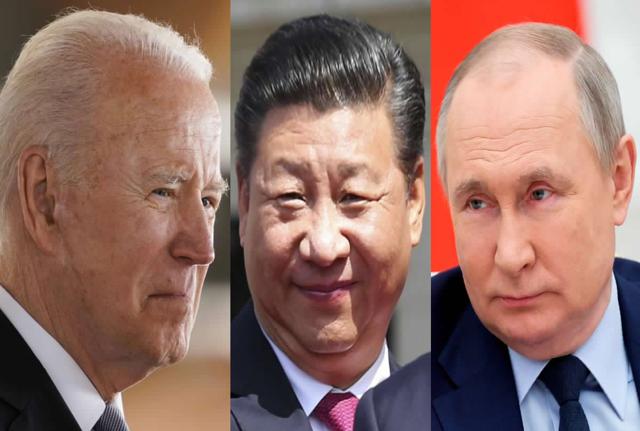 Joe Biden, Vladimir Putin e Xi Jipingng Joe Biden, Vladimir Putin e Xi Jipingng