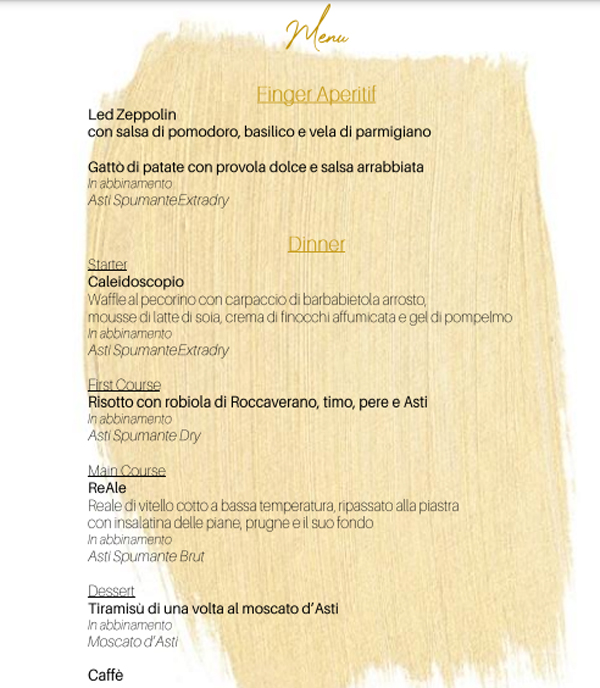 borghese menu asti