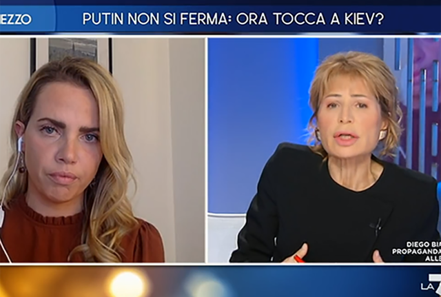 Silvia Sciorilli Borrelli e Lilli Gruber Silvia Sciorilli Borrelli e Lilli Gruber