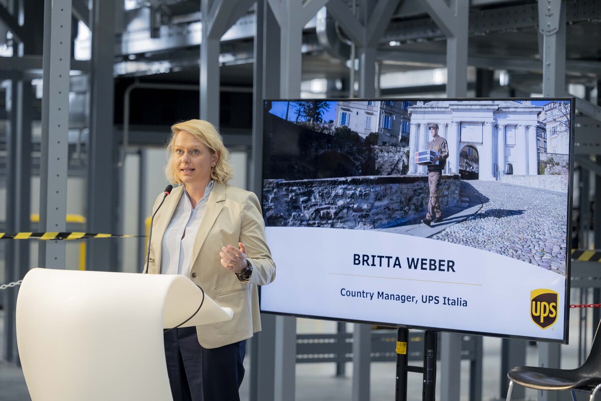 Britta Weber, Country Manager UPS Italia