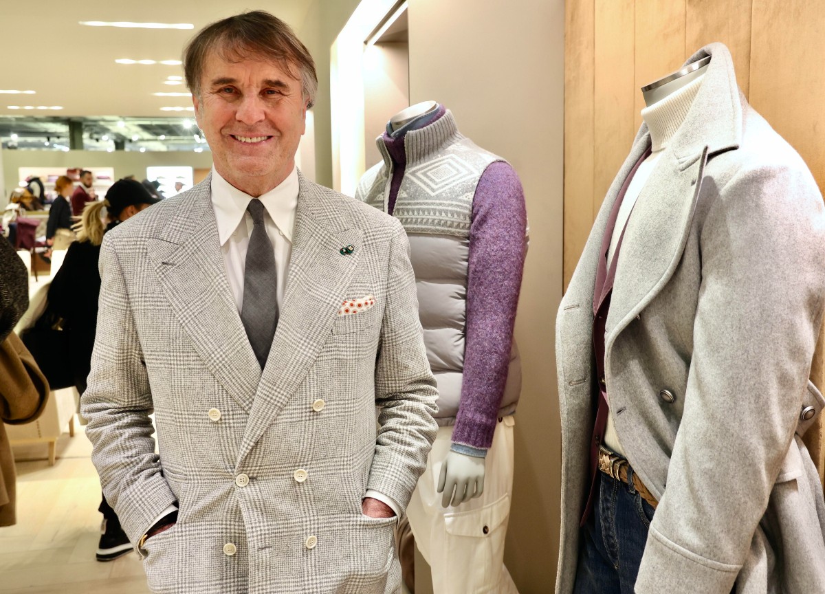 Brunello Cucinelli opens first airport store at Rome Fiumicino