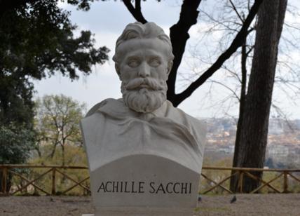 Sgozzato il busto di Achille Sacchi sul Gianicolo: si indaga sui responsabili