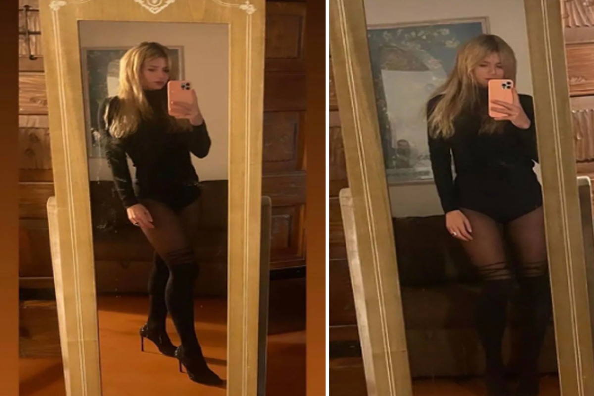 camila giorgi selfie specch