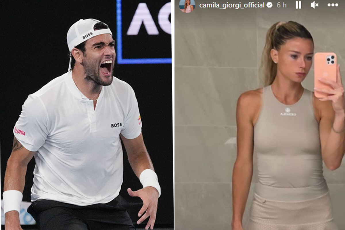 Matteo Berrettini - Camila Giorgi (Lapresse - Instagram camila_giorgi_official)