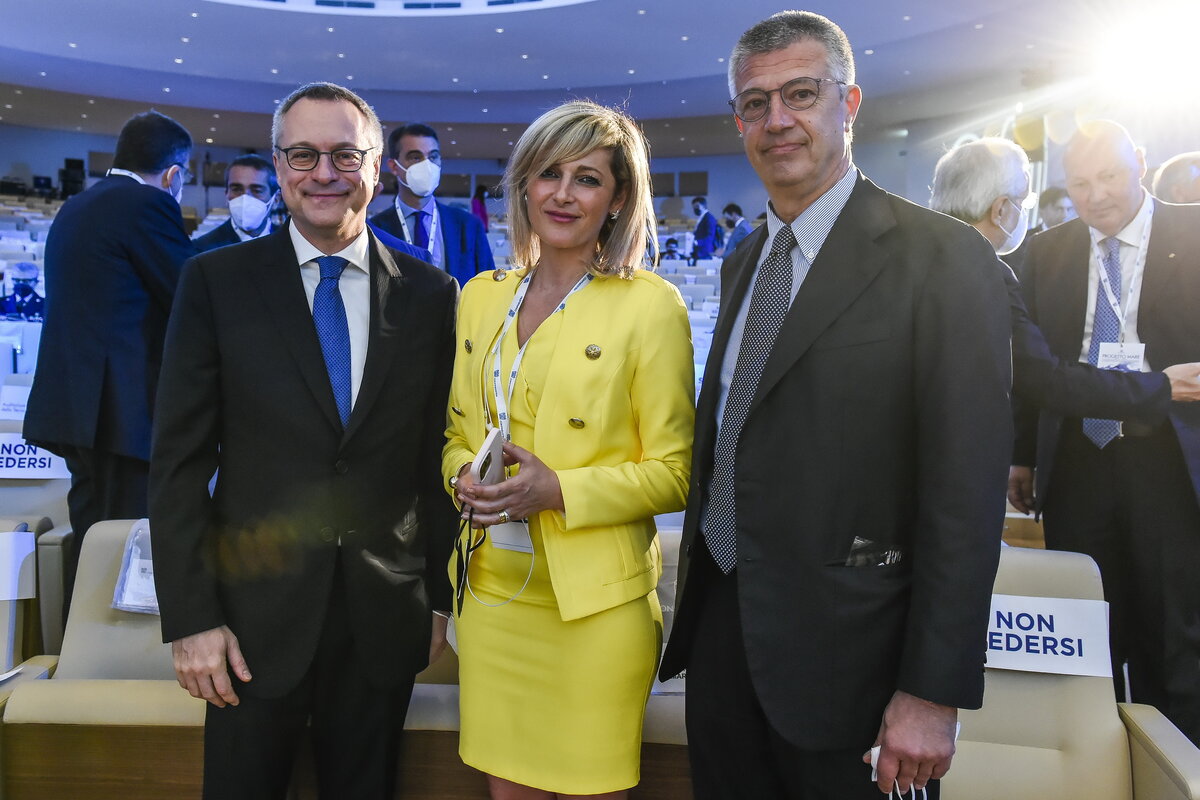 CARLO BONOMI PRESIDENTE CONFINDUSTRIA, ANNA DEL SORBO DG IDAL GROUP, VITO GRASSI AD GRADED CARLO BONOMI PRESIDENTE CONFINDUSTRIA, ANNA DEL SORBO DG IDAL GROUP, VITO GRASSI AD GRADED