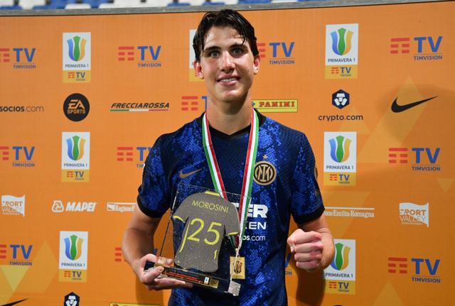 Cesare Casadei, capitano della primavera dell'Inter Cesare Casadei, capitano della primavera dell'Inter