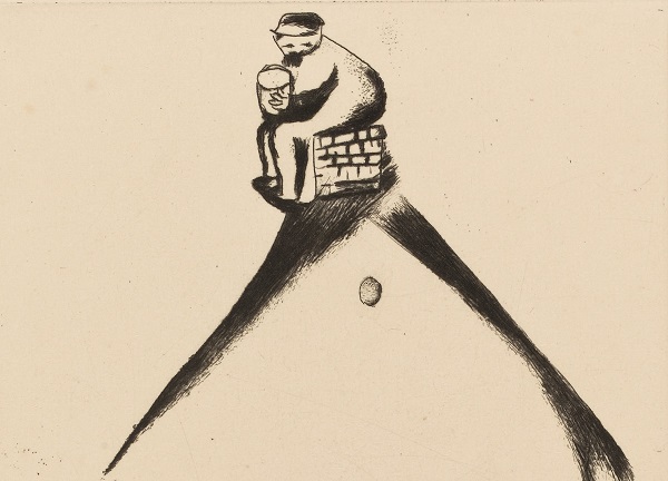 Chagall, Marc, Grandfathers House (No. 12) From the series my life, 1923, 50 03 2244