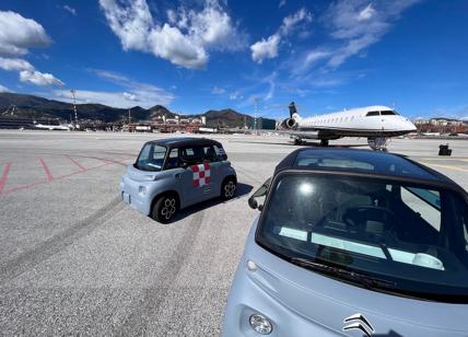 Citroën Ami 100% ëlectric, entra in servizio al Genova City Airport.
