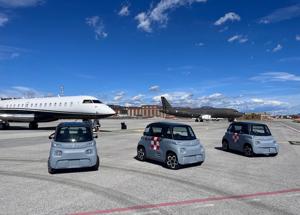 Citroën Ami 100% ëlectric, entra in servizio al Genova City Airport.