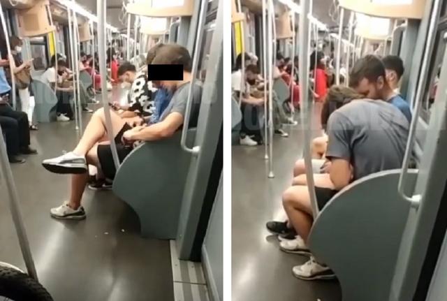 Milano: due giovani assumono cocaina in metropolitana (Milano Bella da Dio) Milano: due giovani assumono cocaina in metropolitana (Milano Bella da Dio)