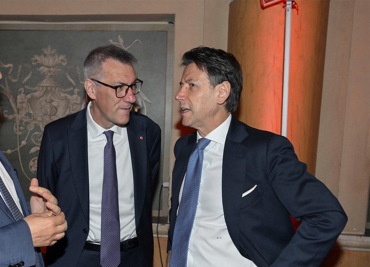 Giuseppe Conte e Maurizio Landini