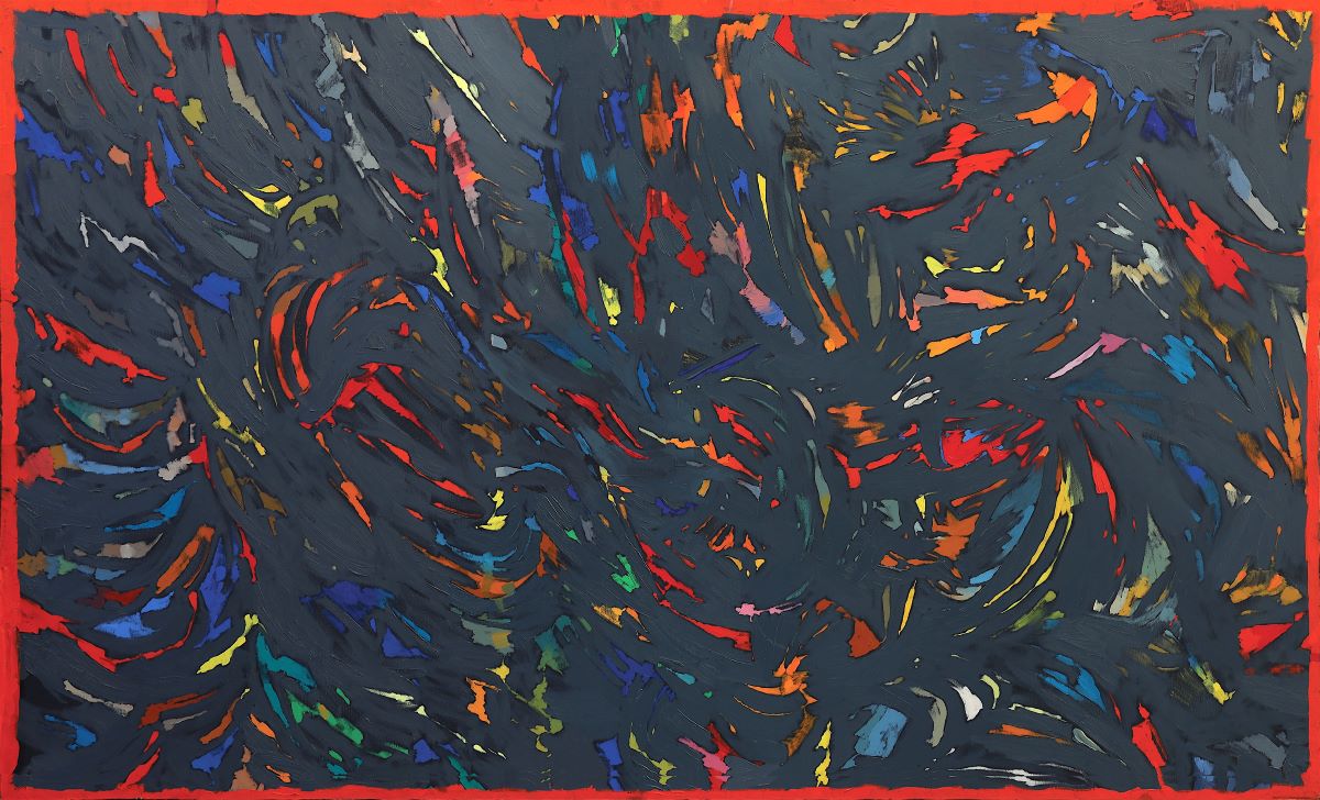 Cosmogonia,1986 olio su tela cm 200x120 Cosmogonia,1986 olio su tela cm 200x120